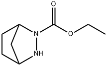 2,3-Diazabicyclo[2.2.1]heptane-2-carboxylicacid,ethylester(9CI) 化学構造式