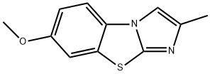 7-METHOXY-2-METHYLIMIDAZO[2,1-B]BENZOTHIAZOLE 结构式