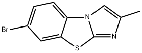 7-BROMO-2-METHYLIMIDAZO[2,1-B]BENZOTHIAZOLE 结构式