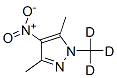 1H-Pyrazole,  3,5-dimethyl-1-(methyl-d3)-4-nitro-  (9CI) 结构式
