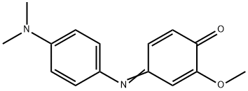 4-[(p-Dimethylaminophenyl)imino]-2-methoxy-2,5-cyclohexadien-1-one Structure