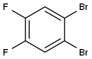 1,2-ジブロモ-4,5-ジフルオロベンゼン 化学構造式