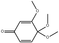 3,4,4-TRIMETHOXY-2,5-CYCLOHEXADIEN-1-ONE Struktur