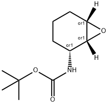 Carbamic acid, (1R,2R,6S)-7-oxabicyclo[4.1.0]hept-2-yl-, 1,1-dimethylethyl Structure