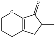 Cyclopenta[b]pyran-7(2H)-one, 3,4,5,6-tetrahydro-6-methyl- (9CI) Structure