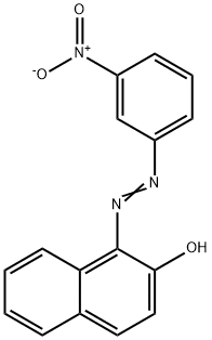 1-[(3-nitrophenyl)azo]-2-naphthol   Structure