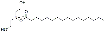 bis(2-hydroxyethyl)ammonium palmitate 化学構造式