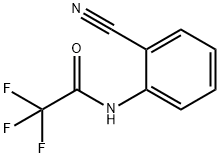 AcetaMide, N-(2-cyanophenyl)-2,2,2-trifluoro- Structure