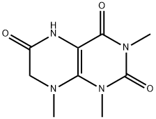 64724-37-4 2,4,6(3H)-Pteridinetrione,  1,5,7,8-tetrahydro-1,3,8-trimethyl-