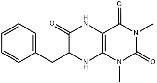 64724-41-0 2,4,6(3H)-Pteridinetrione,  1,5,7,8-tetrahydro-1,3-dimethyl-7-(phenylmethyl)-