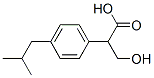 Benzeneacetic acid, -alpha--(hydroxymethyl)-4-(2-methylpropyl)- (9CI),64730-72-9,结构式