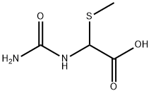 Acetic acid, [(aminocarbonyl)amino](methylthio)- (9CI) Structure