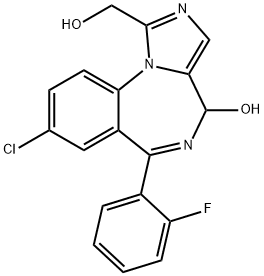 1,4-Dihydroxymidazolam Struktur