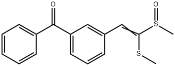 64744-57-6 3-[2-Methylsulfinyl-2-(methylthio)vinyl]benzophenone