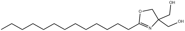 2-tridecyl-2-oxazoline-4,4-dimethanol Structure