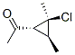 Ethanone, 1-(2-chloro-2,3-dimethylcyclopropyl)-, (1alpha,2alpha,3beta)- (9CI),64753-91-9,结构式