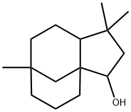 デカヒドロ-1,1,7-トリメチル-3a,7-メタノ-3aH-シクロペンタシクロオクテン-3-オール 化学構造式