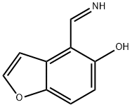 5-Benzofuranol,  4-(iminomethyl)- Structure