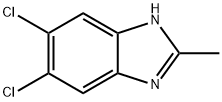 5,6-DICHLORO-2-METHYLBENZIMIDAZOLE Struktur