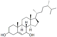 7Α-羟基菜甾醇, 64780-73-0, 结构式