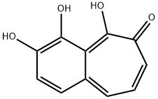 6H-Benzocyclohepten-6-one, 3,4,5-trihydroxy- (9CI),64782-84-9,结构式