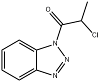 1H-Benzotriazole, 1-(2-chloro-1-oxopropyl)- (9CI),647833-21-4,结构式