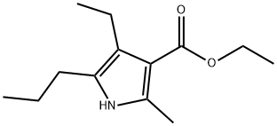 1H-Pyrrole-3-carboxylicacid,4-ethyl-2-methyl-5-propyl-,ethylester(9CI),647836-66-6,结构式