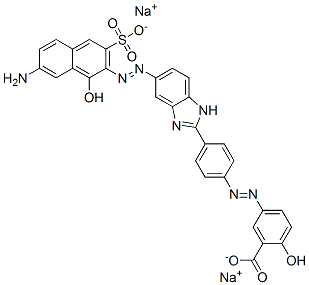 64791-32-8 disodium 5-[[4-[5-[(7-amino-1-hydroxy-3-sulphonato-2-naphthyl)azo]-1H-benzimidazole-2-yl]phenyl]azo]salicylate