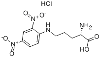 N-DELTA-2,4-DNP-L-ORNITHINE HYDROCHLORIDE Structure