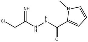 N'1-[(1-METHYL-1H-PYRROL-2-YL)CARBONYL]-2-CHLOROETHANEHYDRAZONAMIDE Struktur