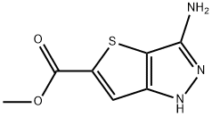 1H-Thieno[3,2-c]pyrazole-5-carboxylic acid, 3-amino-, methyl ester Structure