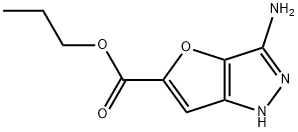1H-Furo[3,2-c]pyrazole-5-carboxylicacid,3-amino-,propylester(9CI),648412-40-2,结构式