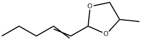 648434-55-3 1,3-Dioxolane,  4-methyl-2-(1-pentenyl)-  (9CI)