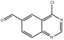 4-Chloroquinazoline-6-carbaldehyde Struktur