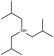 トリイソブチルシラン 化学構造式