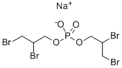 BIS(2,3-DIBROMOPROPYL)PHOSPHATE,SODIUMSALT,64864-08-0,结构式