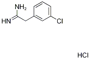 2-(3-氯苯基)乙脒盐酸盐, 6487-96-3, 结构式