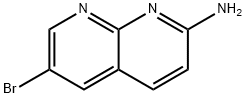 2-氨基-6-溴-1,8-萘啶,64874-38-0,结构式