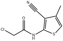 N1-(3-氰基-4-甲基-2-噻吩基)-2-氯乙胺 结构式