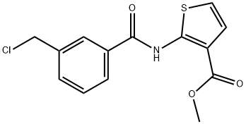 METHYL2-([3-(클로로에틸)BENZOYL]아미노)티오펜-3-카복실레이트