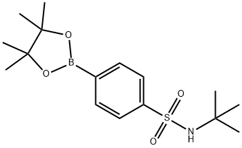 T-BUTYL 4-BORONOBENZENESULFONAMIDE, PINACOL ESTER,648905-63-9,结构式