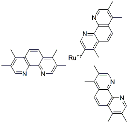 tris(3,4,7,8-tetramethyl-1,10-phenanthroline)ruthenium(II),64894-64-0,结构式