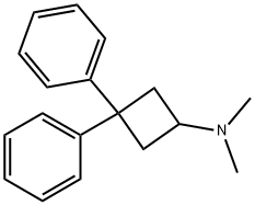N,N-Dimethyl-3,3-diphenylcyclobutanamine Structure