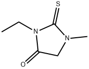 3-エチル-1-メチルチオヒダントイン 化学構造式