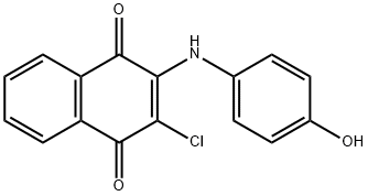 2-CHLORO-3-(4-HYDROXYANILINO)-1,4-NAPHTHOQUINONE price.