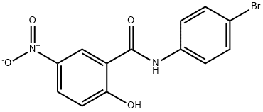 N-(4-Bromophenyl)-5-nitrosalicylamide 结构式