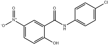 4CHLORO5NITROSALICYLANILIDE Structure