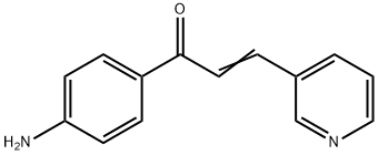 (2E)-1-(4-aminophenyl)-3-pyridin-3-ylprop-2-en-1-one Structure