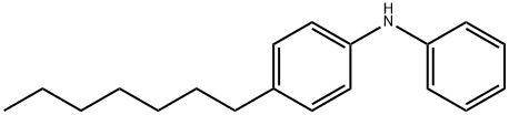 4-heptyl-N-phenylaniline Struktur