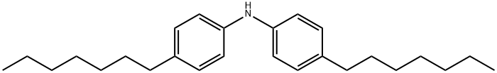4-庚基-N-(4-庚基苯基)苯胺 结构式